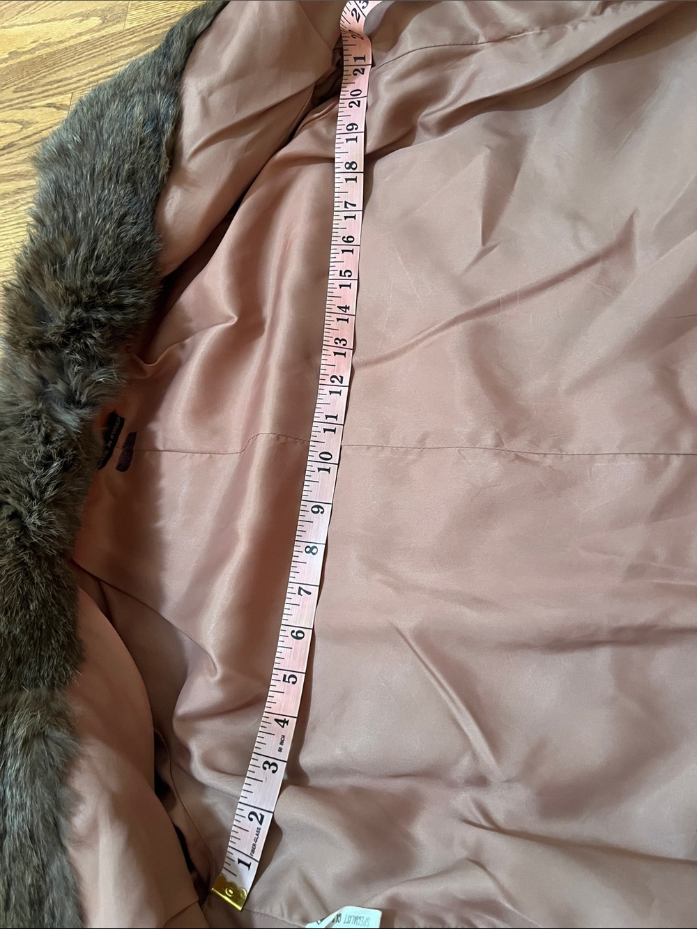 Vintage Rabbit Fur Coat - Picture 7 of 8
